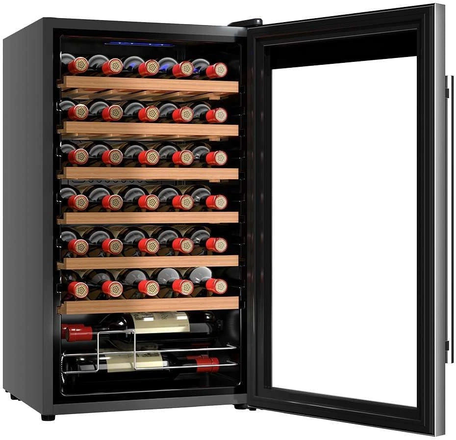 Vinoteca Cecotec 34 Botellas Inoxidable con Compresor y Control T¨¢ctil