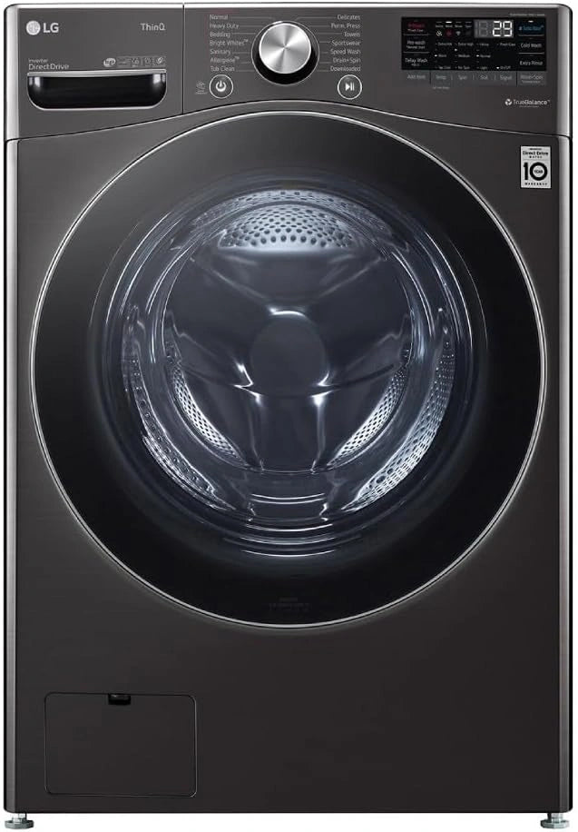 Lavadora de Carga Frontal LG 20Kg 1000RPM Negro