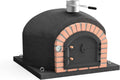 Horno Exterior de Le?a MOVELAR con Aislamiento T¨¦rmico, Negro, 100x100x65 cm