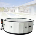 Jacuzzi Inflable para 2-6 Personas, Spa Port¨¢til Eficiente con Control de Temperatura Inteligente para Uso Exterior