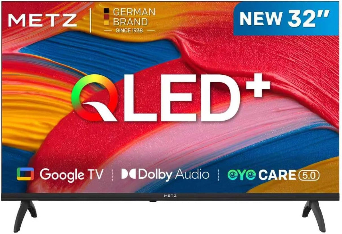 Televisor Inteligente Metz 32 Pulgadas QLED HDR10 Dolby Audio Negro