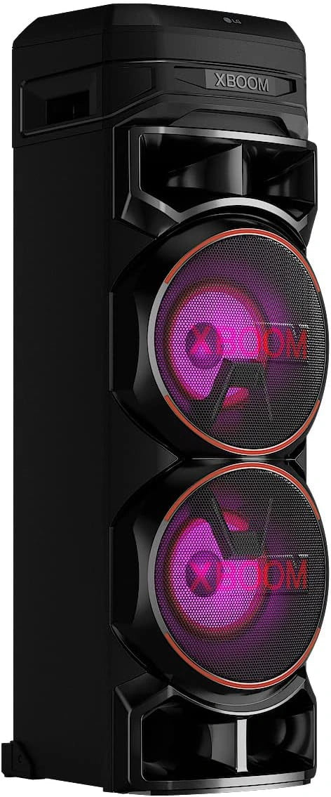 Altavoz Potente LG XBOOM RNC9 Negro, Bluetooth, USB, Karaoke, DJ, LED Multicolor