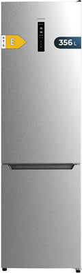 Frigor¨ªfico Combi Cecotec Bolero 356 Inox, 356L, No Frost, Clase E, Compresor Inverter, Multiairflow