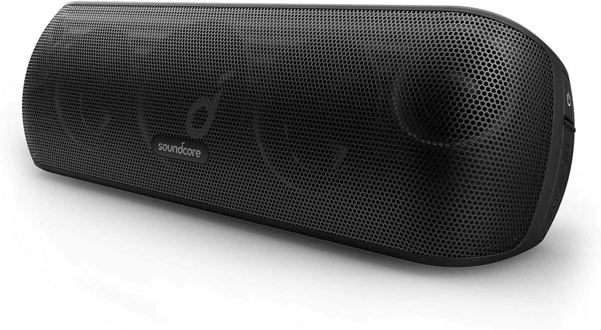Altavoz Bluetooth Soundcore Motion+, Potencia Hi-Res, Graves Mejorados, Resistente al Agua IPX7, Reproducci¨®n 12h