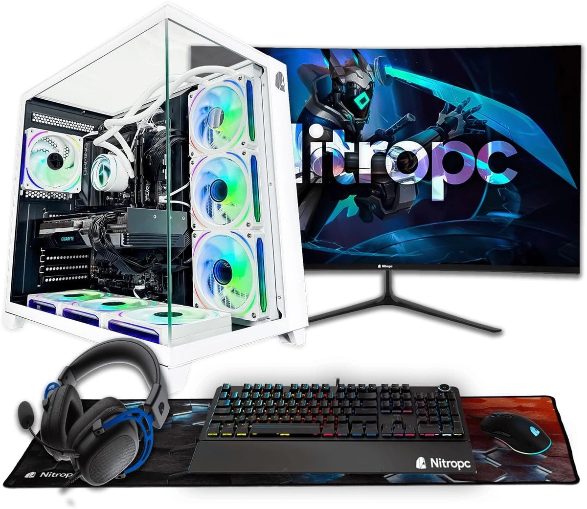 Ordenador Gaming Completo Intel i9 RTX 5070, 32GB RAM, 2TB SSD, Windows 11