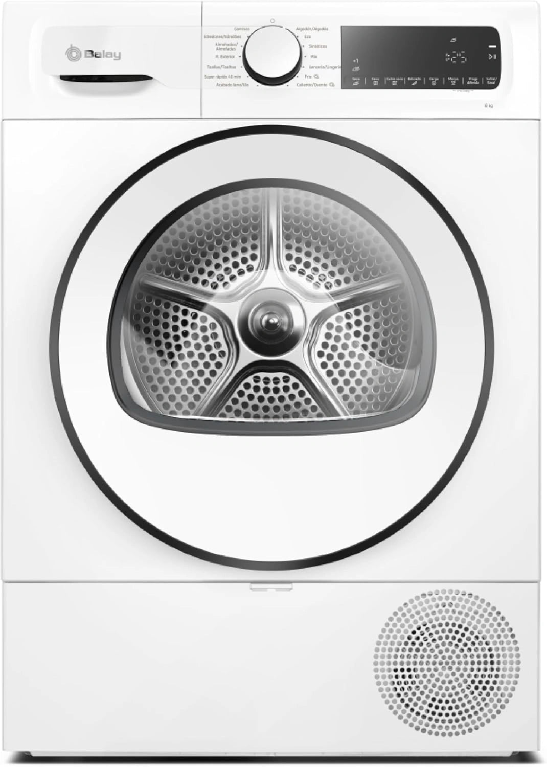 Balay - Secadora de Bomba de Calor 8 kg, Ultra Silenciosa, Programa Expr¨¦s, Blanca