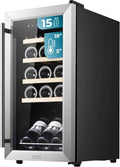 Vinoteca Cecotec Grandsommelier 15 Botellas, Control T¨¢ctil, Inox