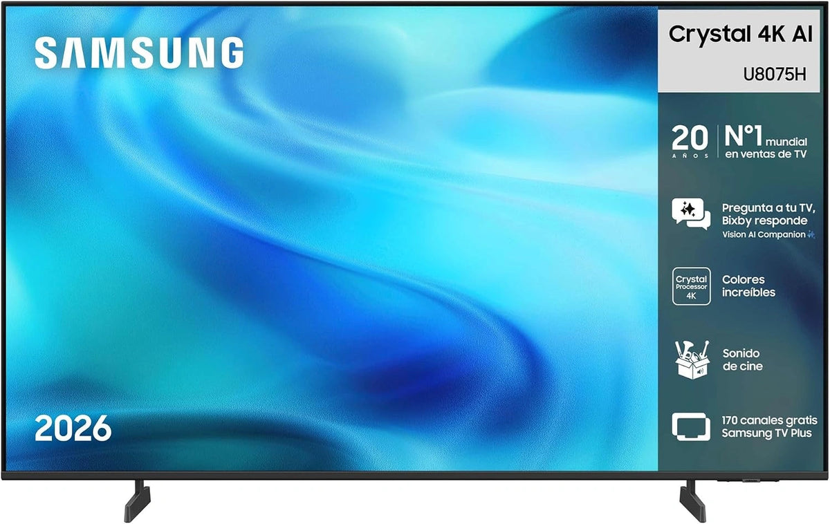 Televisor Samsung 43'' 4K UHD Smart con Procesador Crystal y Sonido Din¨¢mico