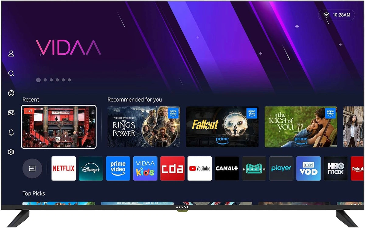 Televisor Inteligente Kiano Elegance 50" UHD 4K, HDR, Wi-Fi, Dise?o Sin Marco