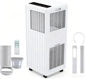 Aire Acondicionado Port¨¢til 7000 BTU, 3 en 1: Enfriador, Ventilador, Deshumidificador, Eficiencia Energ¨¦tica R290, 780W, Control Remoto, Blanco