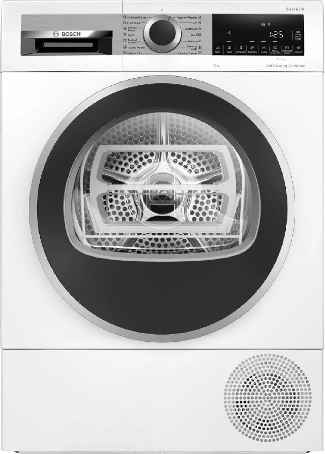 Secadora Bosch Serie 6, 9 kg, Bomba de Calor, AutoDry, Secado R¨¢pido, Media Carga, Blanco