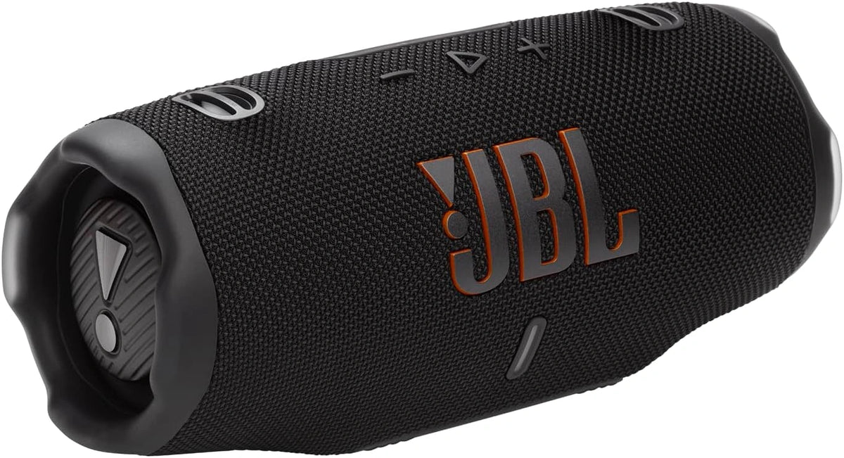 Altavoz Bluetooth JBL Charge 6, 28h de Autonom¨ªa, Resistente al Agua y Polvo, Sonido Pro con AI Boost, Negro