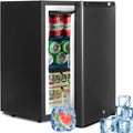 Refrigerador Port¨¢til 40L SMETA, Bloqueo y Puerta Reversible, Bajo Consumo, Ideal para Camping y Viajes