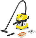 Aspirador Seco y H¨²medo K?rcher WD 4 S, 1000W, Dep¨®sito Inoxidable 20L