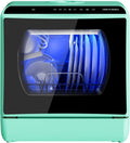 Lavavajillas Compacto AIRMSEN con Programas M¨²ltiples y Dep¨®sito de 5L, Control T¨¢ctil, Verde