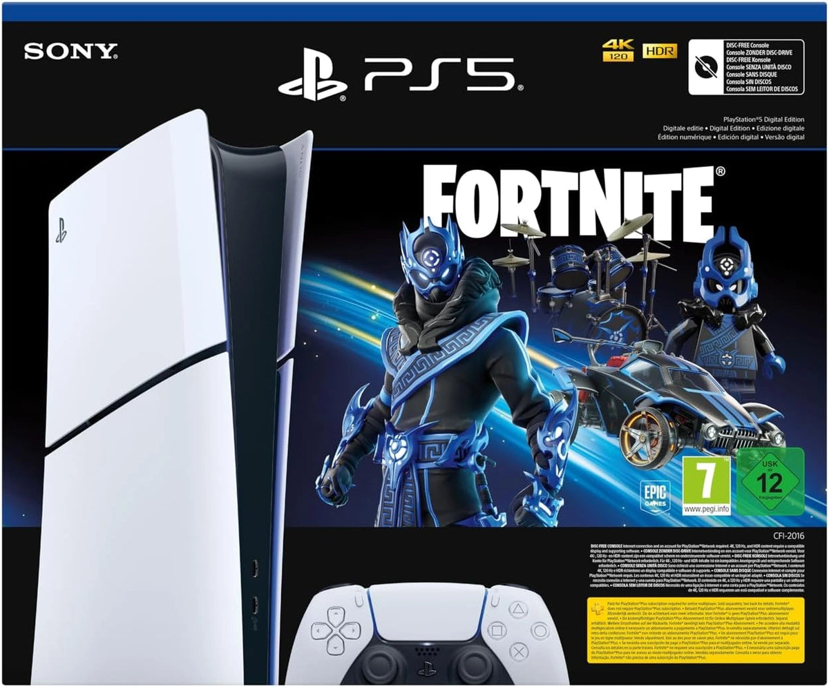 Consola PlayStation 5 Edici¨®n Digital + Fortnite: Estrella Cobalto