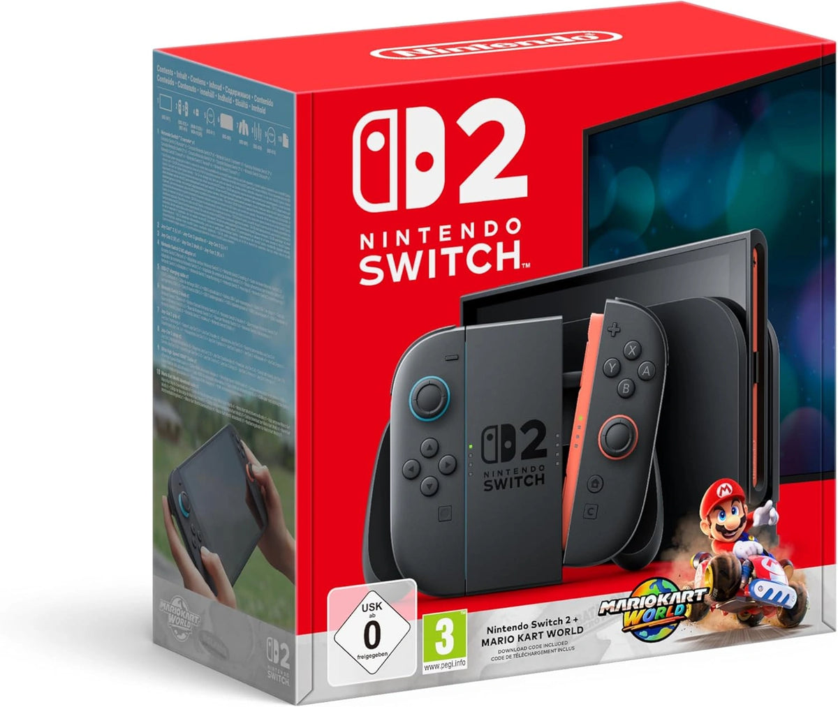 Consola Nintendo Switch 2 con Mario Kart World