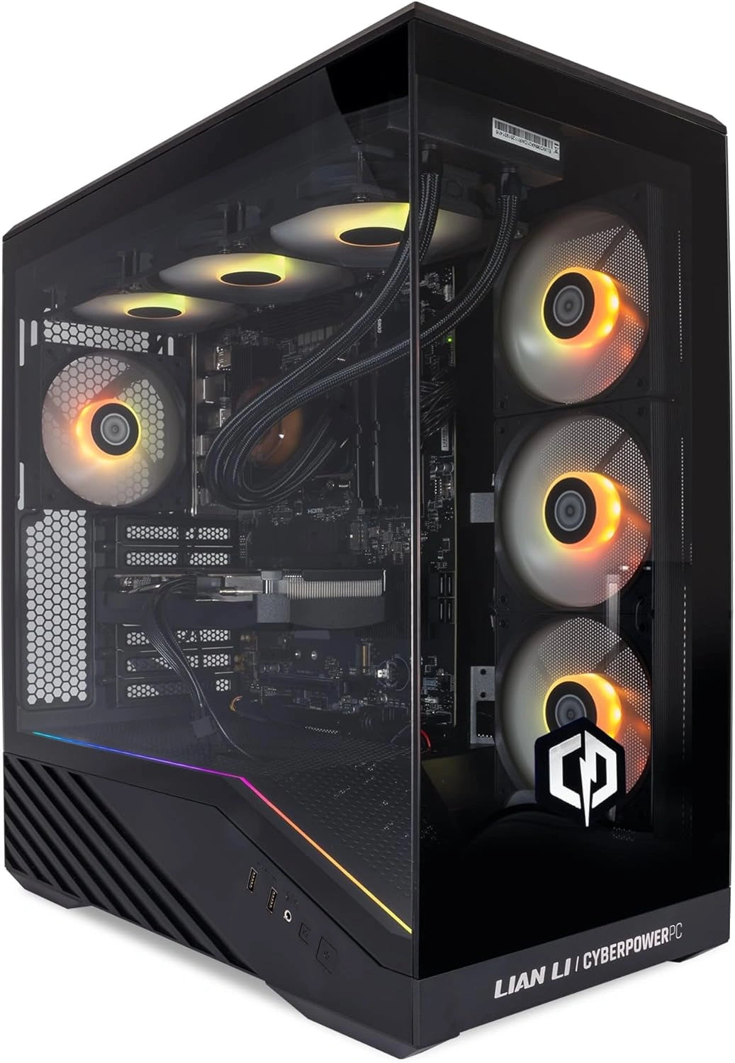 Ordenador Gaming CYBERPOWERPC Luxe - Intel i7-12700KF, RTX 5070 12GB, 32GB RAM, 1TB SSD NVMe, Fuente 650W 80+, Wi-Fi, Refrigeraci¨®n L¨ªquida CPU, Windows 11, RGB