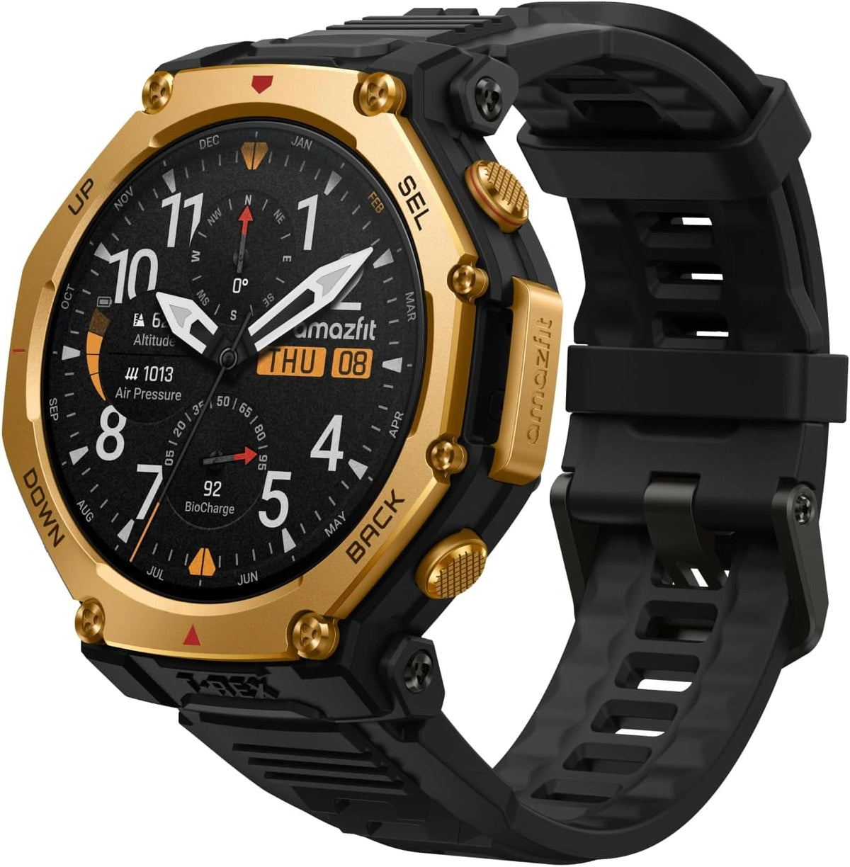 Reloj Deportivo Amazfit T-Rex 3 Pro, AMOLED, Titanio, GPS Dual, Compatible con Android iPhone