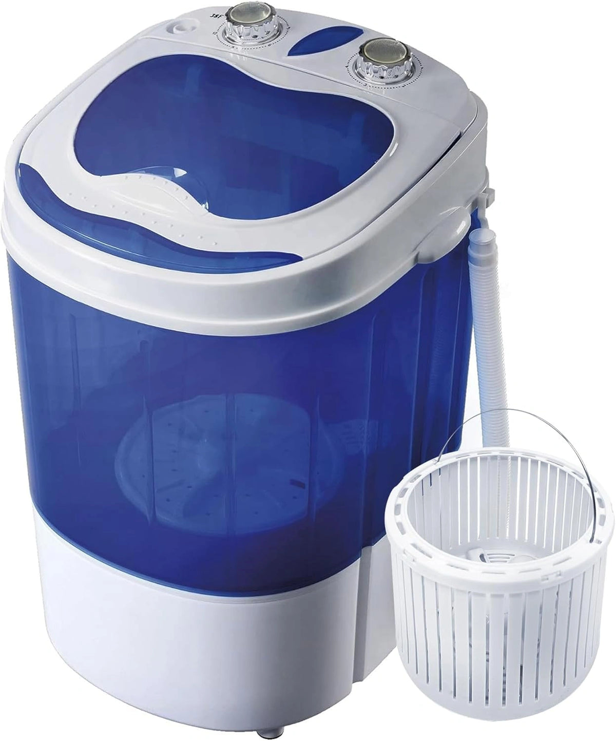 Mini lavadora port¨¢til con centrifugado para camping, 3 kg de capacidad, carga superior, eficiente en agua y energ¨ªa