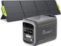 FOSSiBOT F1800 Generador Solar Port¨¢til 1024Wh LiFePO4 1800W con Panel 200W, Carga R¨¢pida y Control por App