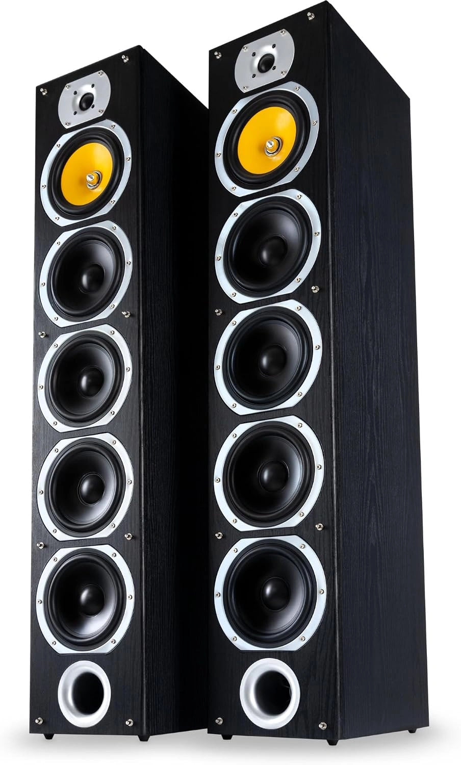 Altavoces de Pie HiFi 3 V¨ªas 200W Negro