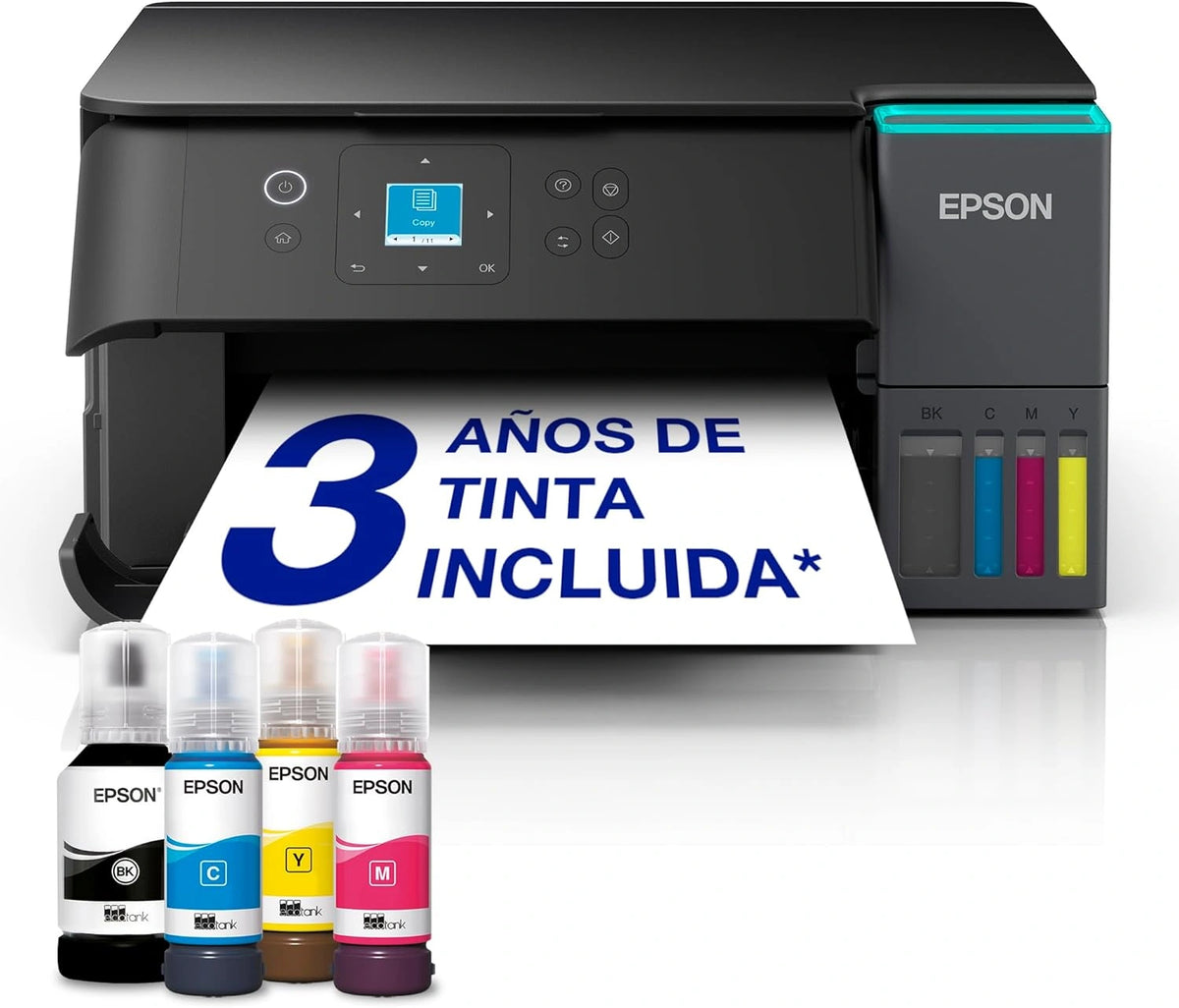 Epson EcoTank ET-2950 Impresora Multifuncional Wi-Fi con Tinta para 3 A?os