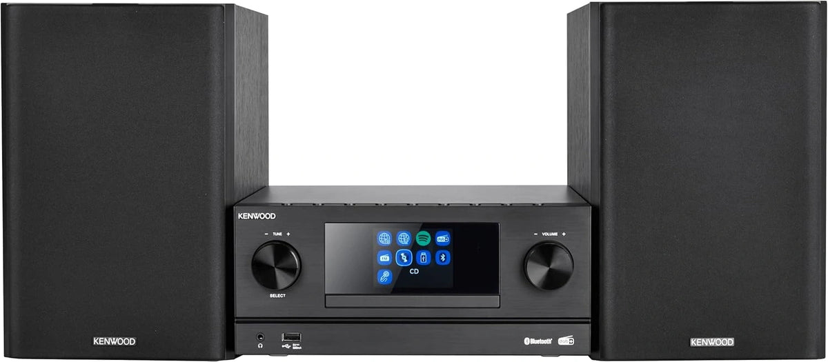 Sistema de Audio Hi-Fi Kenwood M-9000S-B con CD, Radio Dab+, Internet y Bluetooth
