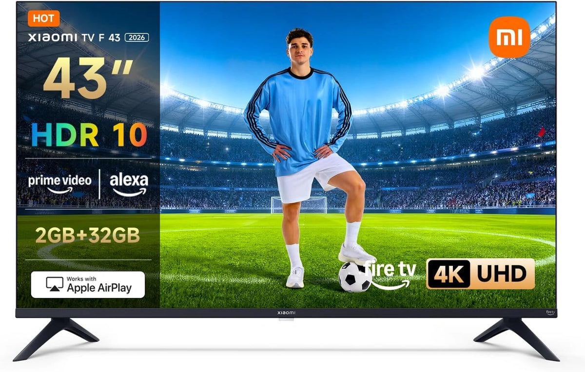 Televisor Xiaomi 43" 4K UHD, Smart TV con Alexa y HDR10