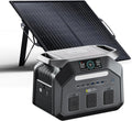Estaci¨®n de Energ¨ªa Port¨¢til 1800W con Bater¨ªa LiFePO4 y Panel Solar 100W
