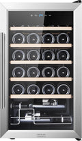 Vinoteca Cecotec 24 Botellas - Nevera Silenciosa con Compresor Inoxidable y Temperatura Regulable 5-18¡ãC