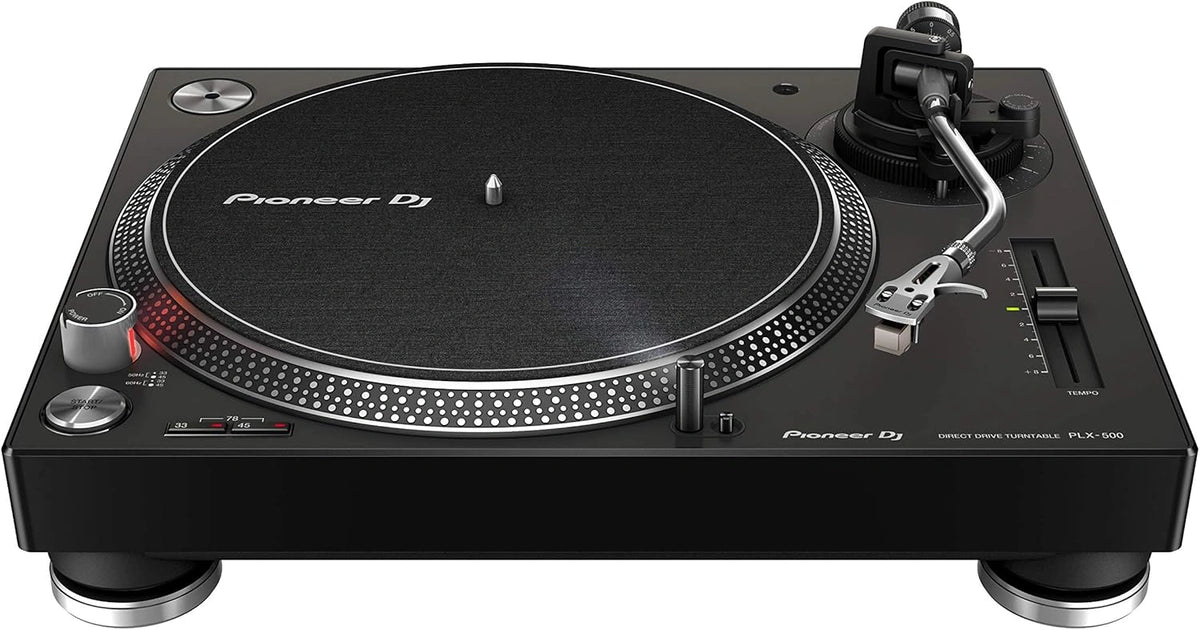 Tocadiscos Pioneer DJ PLX-500 con USB, Alto Par, Negro