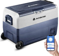 AAOBOSI Nevera Port¨¢til 50L con Control APP y USB, Compresor Doble Zona, 20oC a -20oC, Ideal para Hogar y Viajes