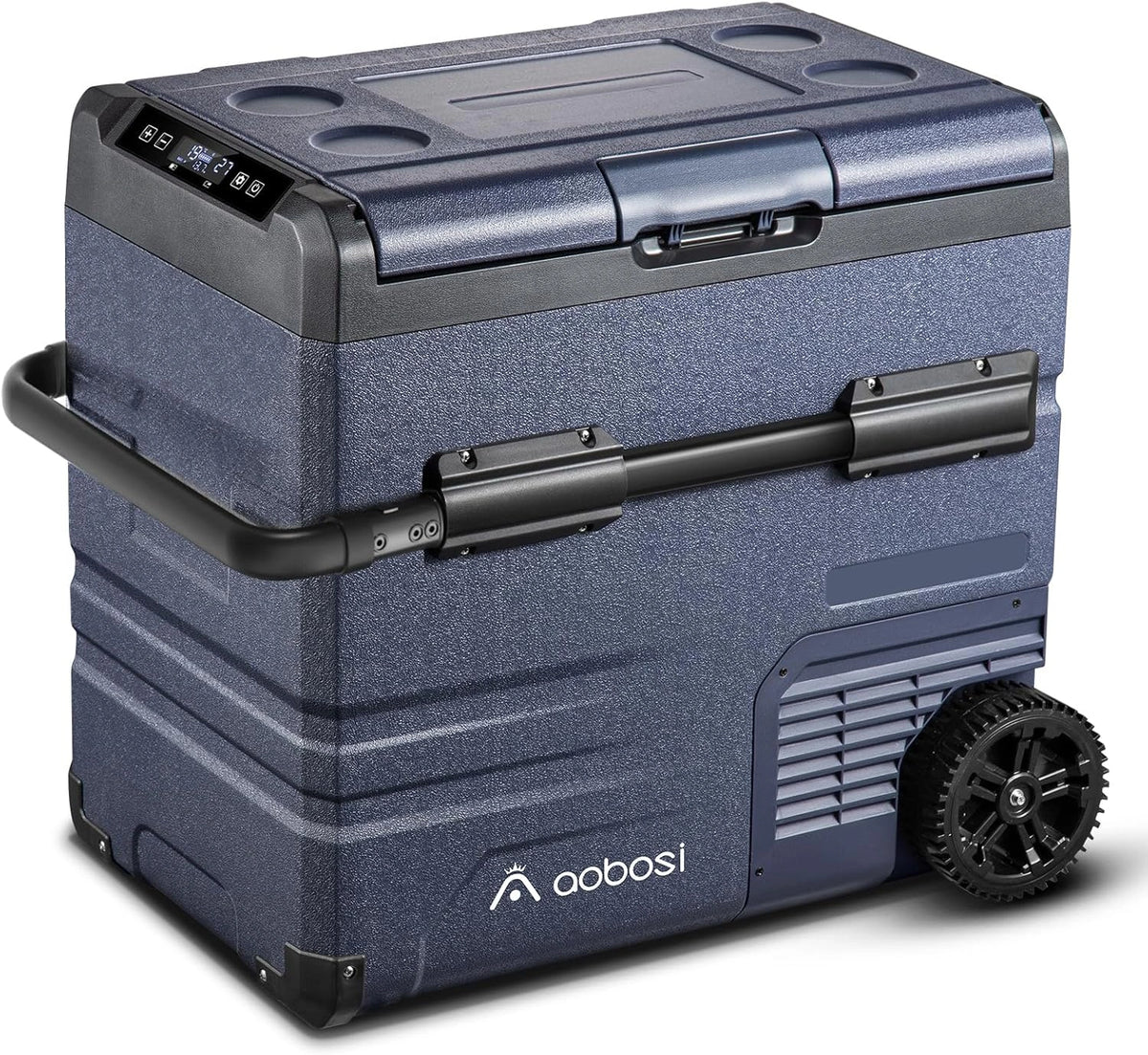 AAOBOSI Nevera Port¨¢til 55L, Compresor 12V de +20¡ãC a -20¡ãC, Refrigerador con APP WIFI, 12/24V DC y 100-240V AC para Hogar, Camping y Viajes