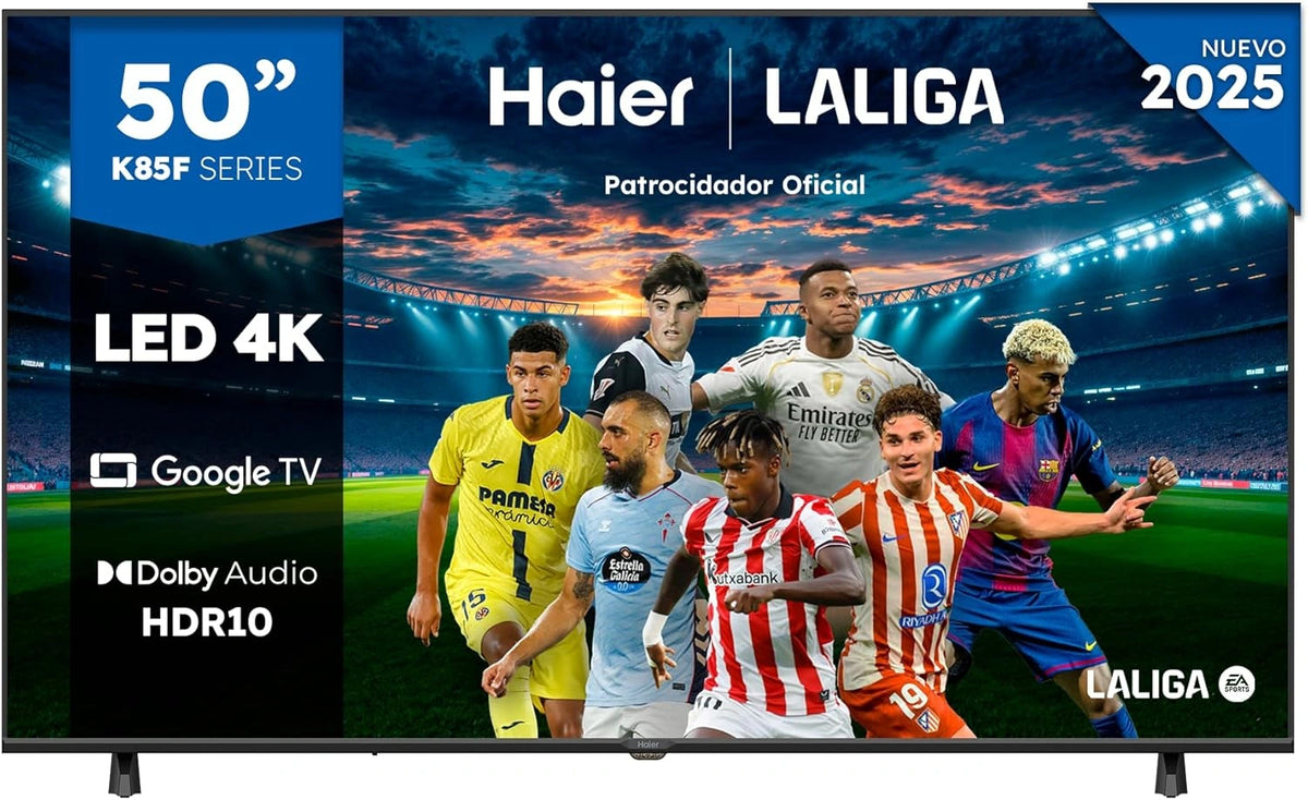 Haier Smart TV 50'' 4K UHD Google TV con HDR10 y Dolby Audio