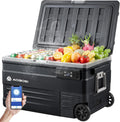 Nevera Port¨¢til 74L con Compresor, Rango de -20¡ãC a 20¡ãC, Compatible con 12V/24V DC y 100-240V AC, Control por APP, Ideal para Coche, Camping, Viajes y Hogar