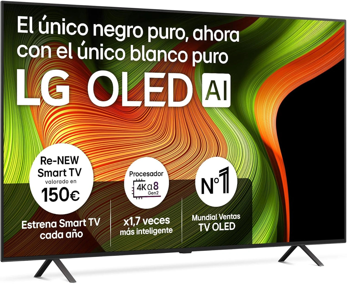 Televisor LG OLED 77" 4K, Smart TV AI, WebOS, Dolby Vision y Atmos, Negro