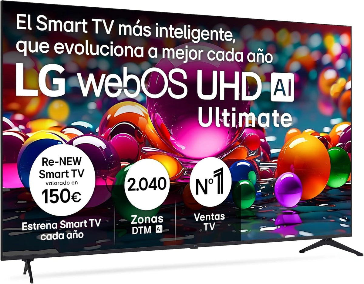 LG Televisor 75'' UHD 4K con HDR10 Pro y Google Assistant