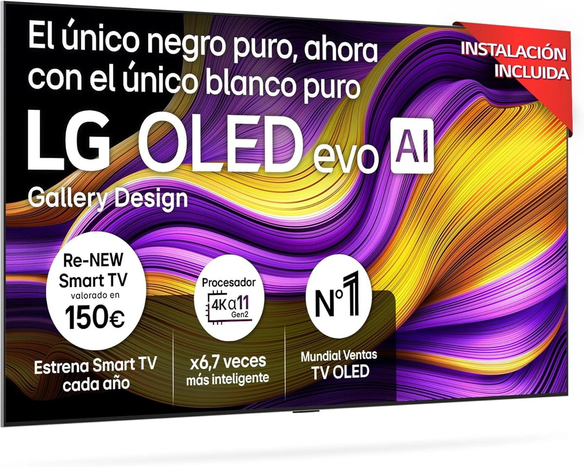 Televisor LG OLED 83 Pulgadas 4K Smart TV, Dolby Vision Atmos, FreeSync, Compatible con Alexa