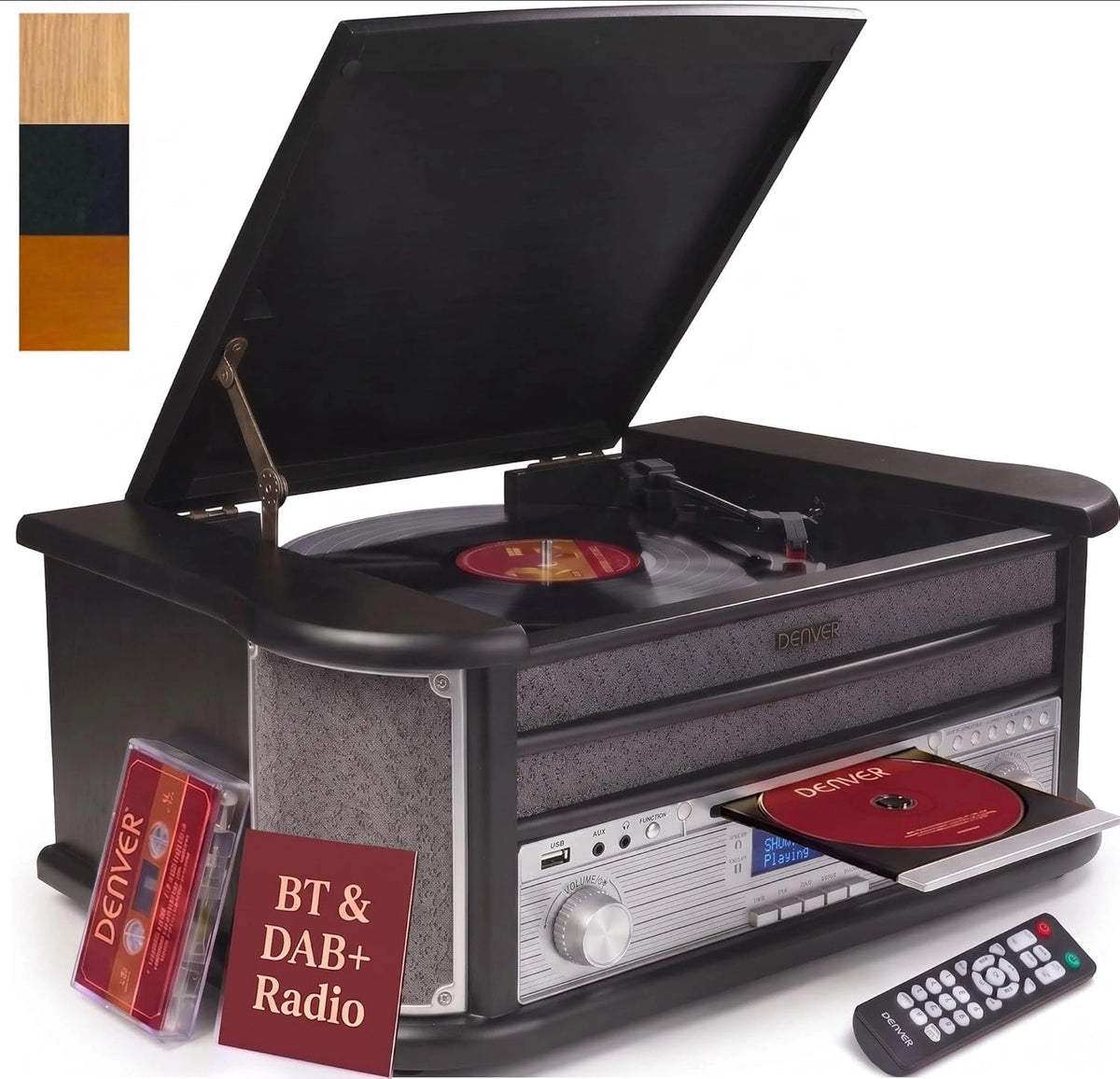 Sistema de Audio Multifunci¨®n Denver MRD-51BT con Bluetooth y Radio