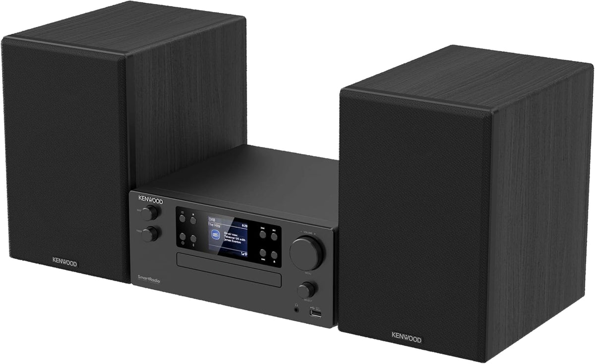 Microcadena Hi-Fi Kenwood con Bluetooth 5.2, CD, USB, Radio FM/Dab+ y Spotify Connect, 100W